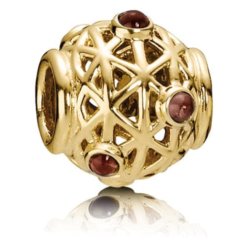Pandora 14K Gold Rhodolite Constellation Charm 750508R 750508 — Foto 1 von 1