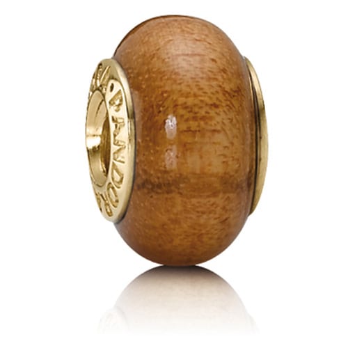 14K Gold Muiracatiara Wood Charm