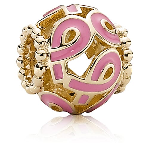14K Gold Limited Edition Pink Ribbon Charm