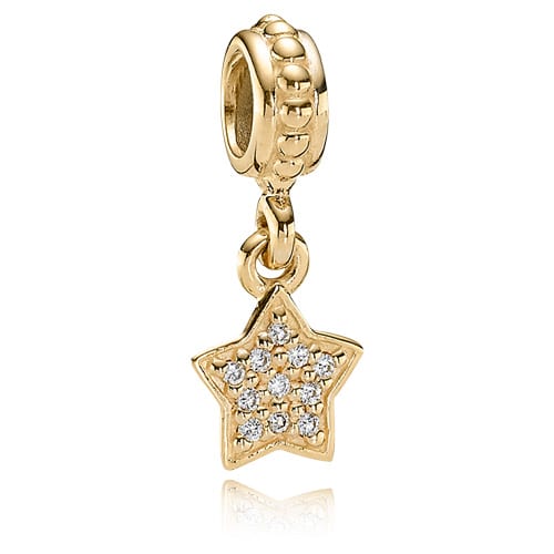 14K Brilliant Star Dangle