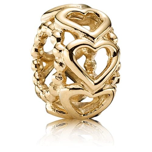 Pandora 14K Gold Lucky in Love Charm 750813 — Foto 1 von 1