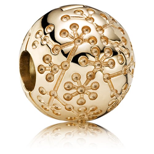 14K Gold Lucerne Floral Clip