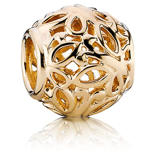 14K Gold Butterfly Garden Charm
