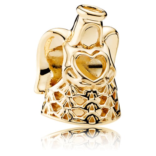 14K Gold Angel of Grace Charm