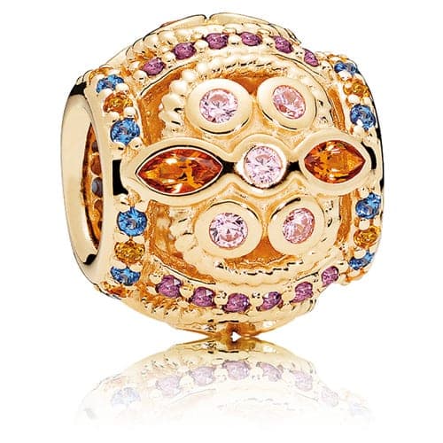 Pandora 14K Gold Color Fresco Charm 756225PCZMX 756225 — Foto 1 von 1