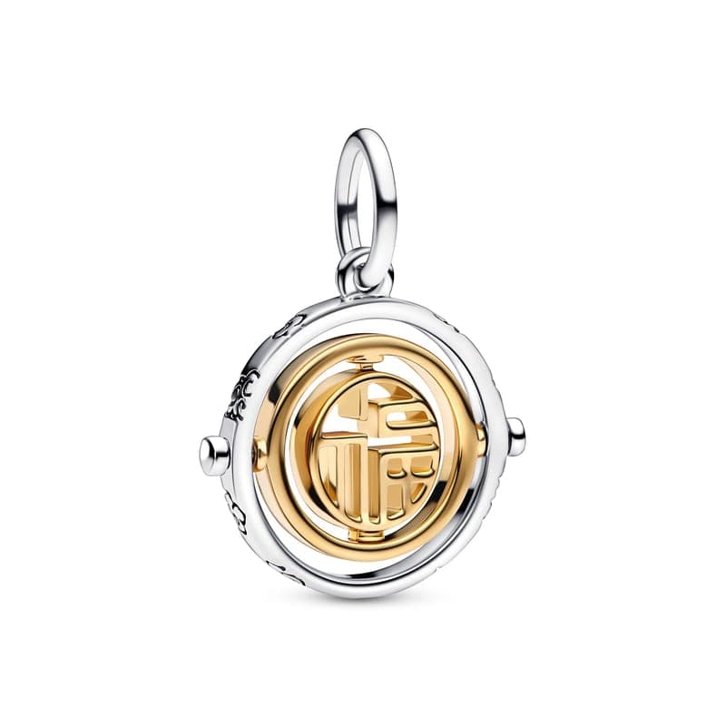 Pandora Two-tone Fú Spinning Dangle Charm 762536C00 762536 — Foto 1 von 1
