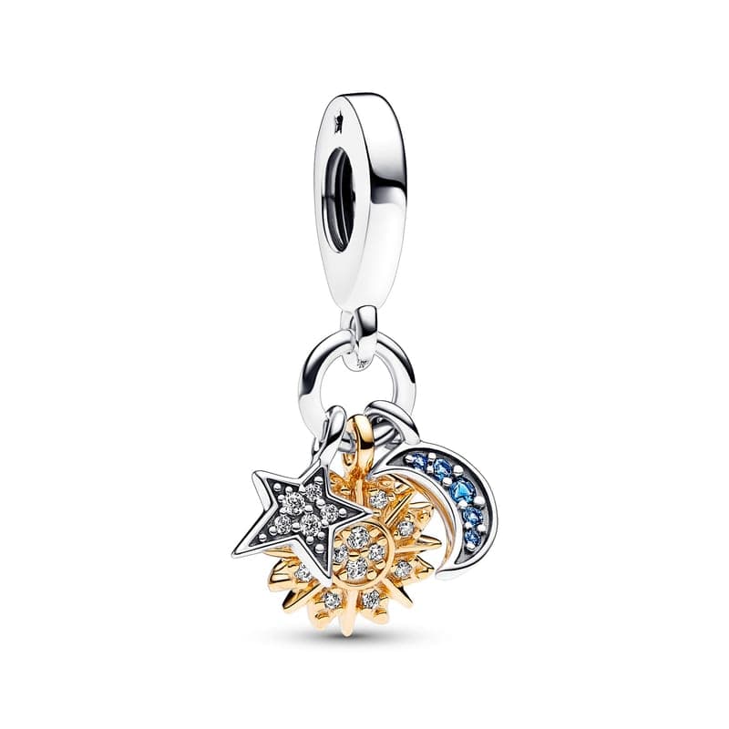 Pandora Two-Tone Celestial Triple Dangle 762676C01 762676 — Foto 1 von 1