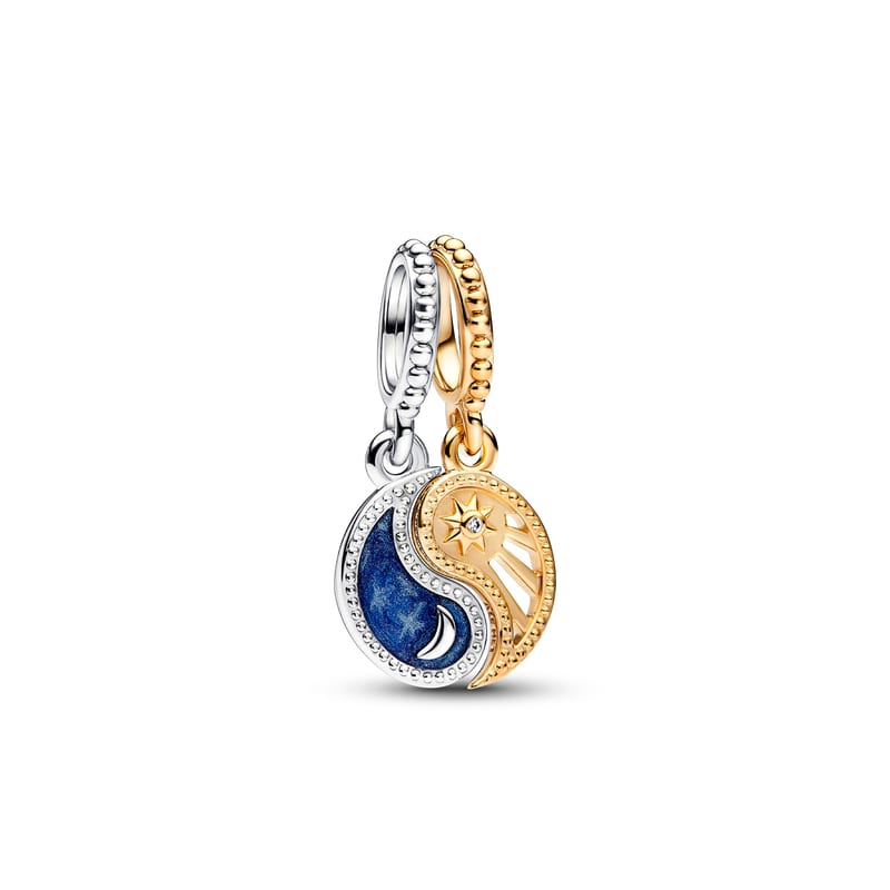 Two-Tone Splittable Sun and Moon Dangle