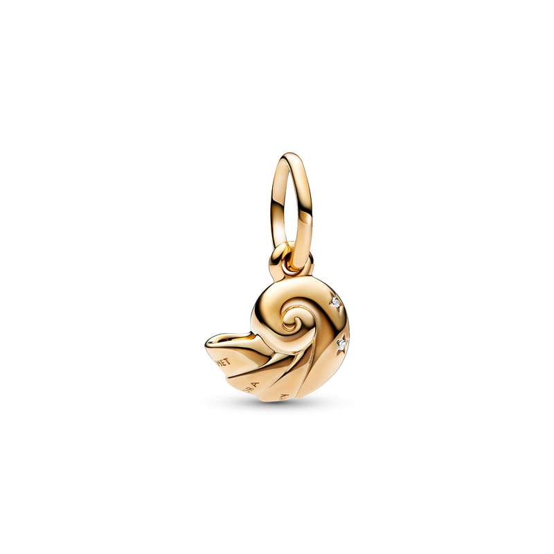 Gold Disney The Little Mermaid Shell Dangle