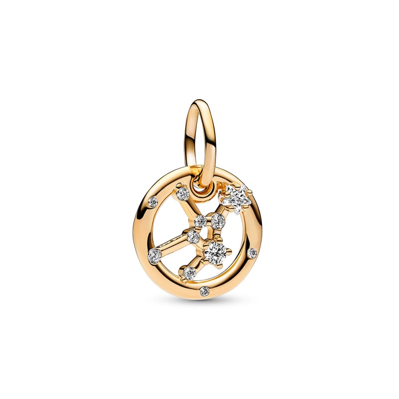 Gold Virgo Zodiac Dangle