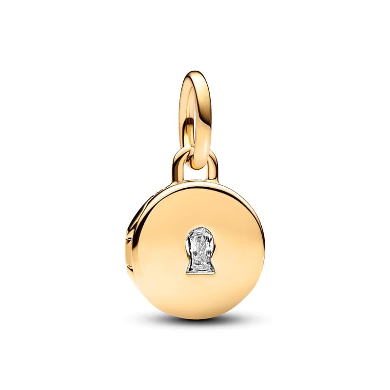 Pandora Openable & Engravable Love Locket Dangle Charm 763066C01 763066 — Foto 1 von 1