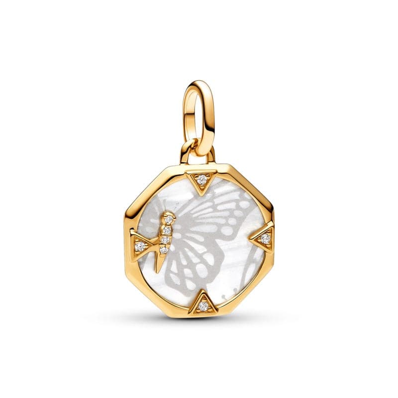 Pandora ME Pearlescent Butterfly Medallion Charm 763366C01 763366 — photo 1 of 1