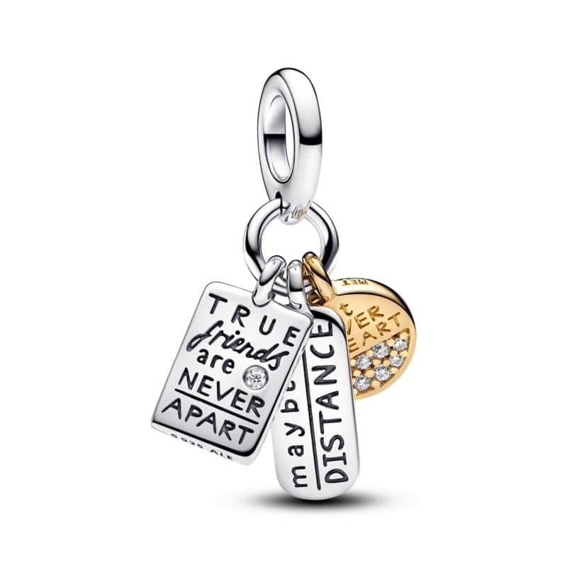 Pandora Friendship Triple Dangle Charm 763436C01 763436 — Foto 1 von 1