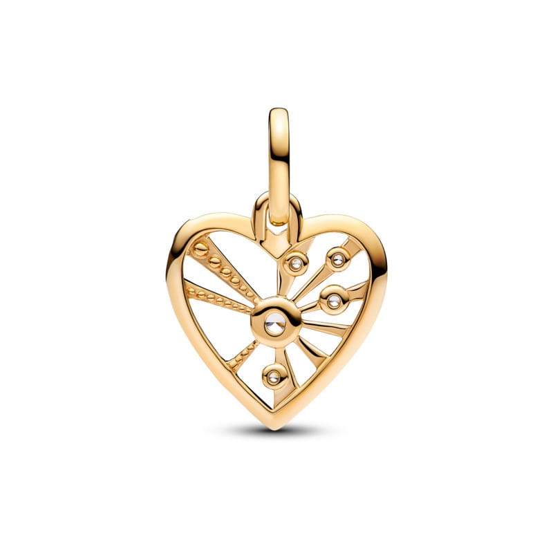 Pandora ME Heart and Rays Medallion