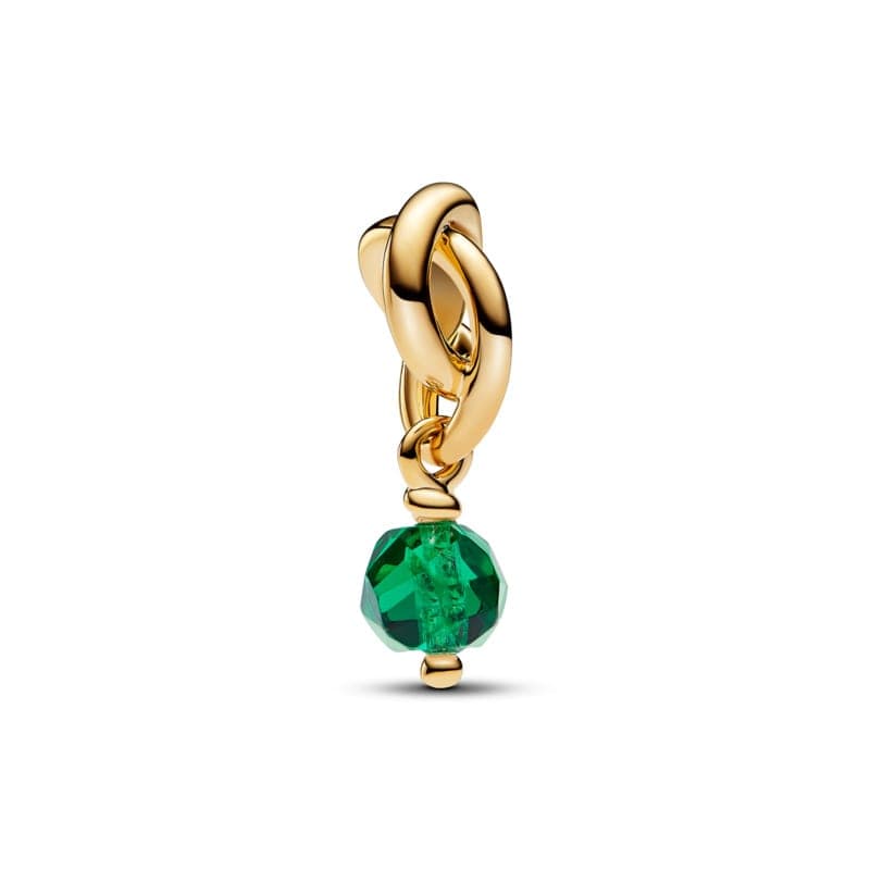 Pandora May - Faceted Green Eternity Circle Dangle Charm 763462C05 763462 — Foto 1 von 1