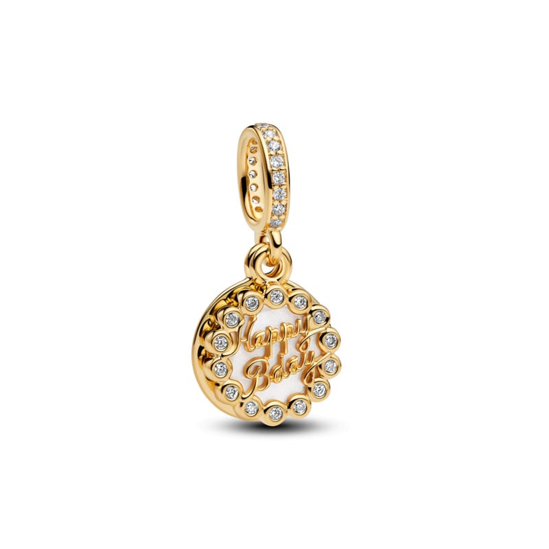 Happy Birthday Cake Dangle Charm
