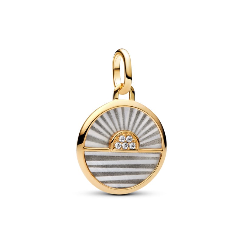 Sunrise Medallion Charm