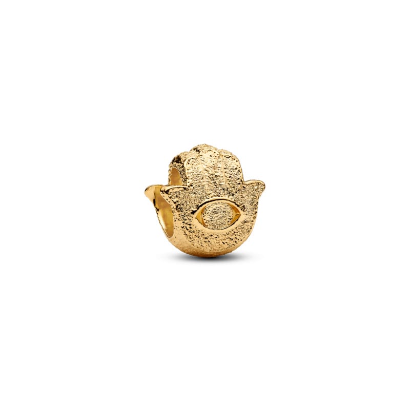 Textured Hamsa Mini Charm