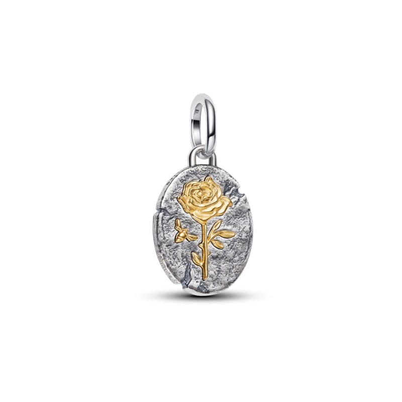 Rose Sterling Silver And 14K Gold-Plated