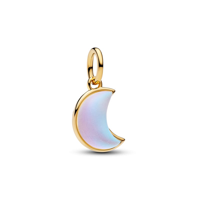 Pandora Sparkling Crescent Moon Dangle Charm