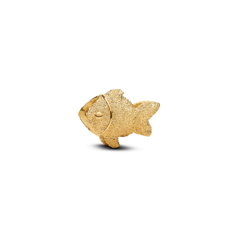Textured Fish Mini Charm