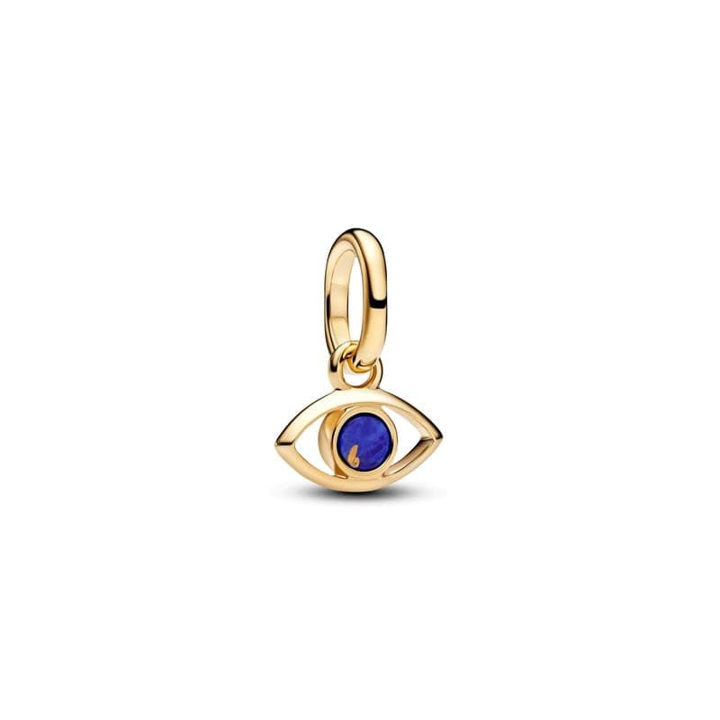 Pandora Blue Evil Eye Mini Dangle Charm 764609C01 764609 — Foto 1 von 1