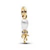 Treated Freshwater Cultured Baroque Pearl Squid Dangle Charm