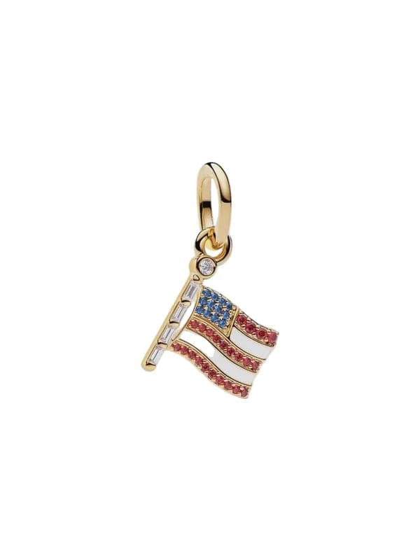 Pandora American Flag Dangle 764926C01 764926 — Foto 1 von 1