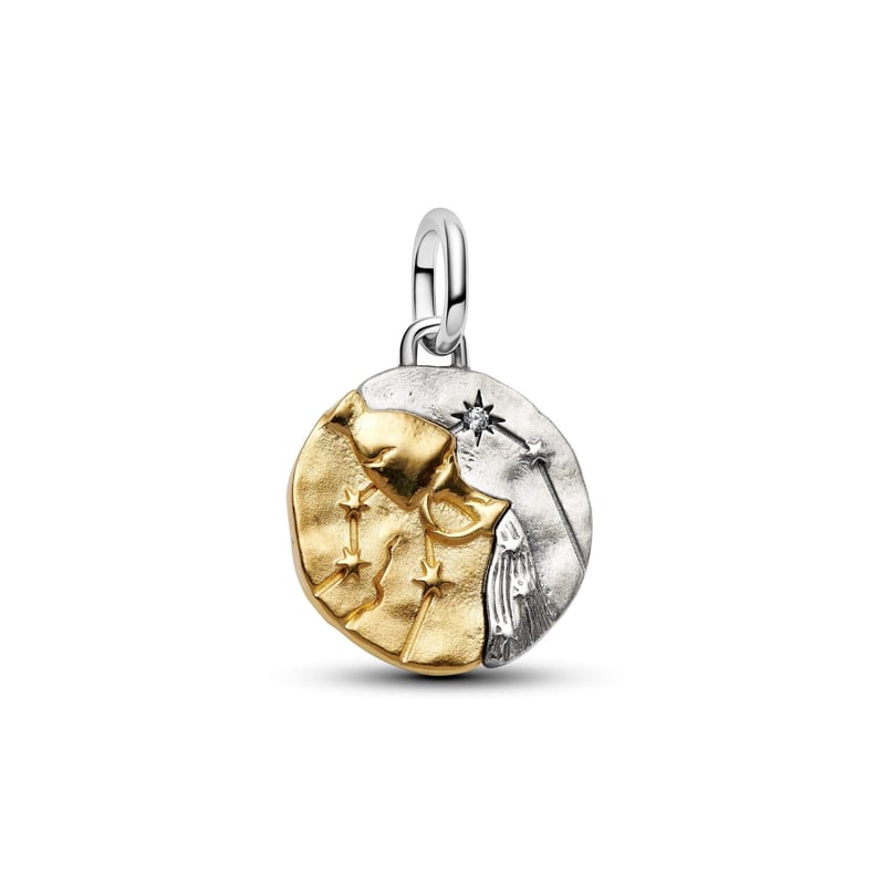 Aquarius Zodiac Medallion