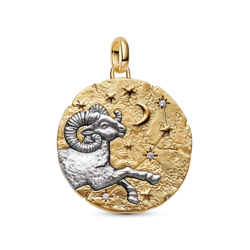 Aries Zodiac Oversized Medallion