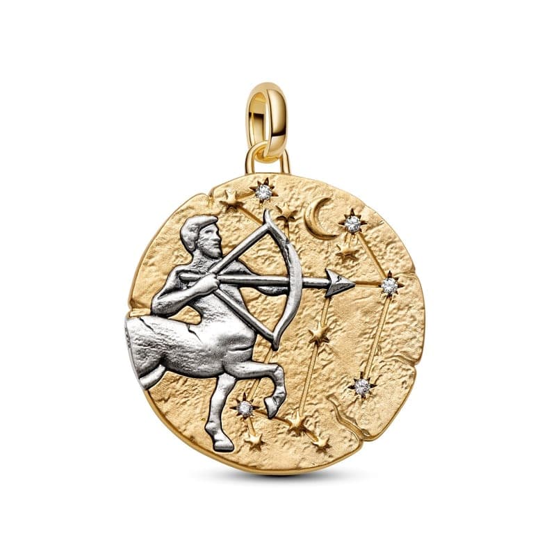Pandora Sagittarius Zodiac Oversized Medallion 764995C01 764995 — Foto 1 von 1