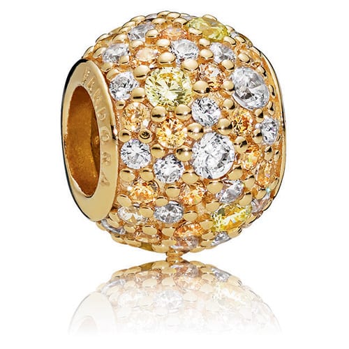 Golden Pavé Ball Charm