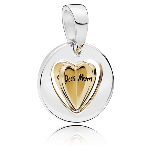 Pandora Shine Mom's Golden Heart Charm