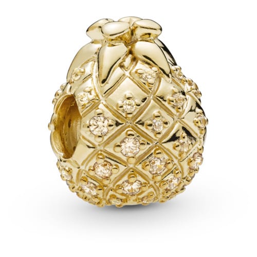 Golden Pineapple Charm