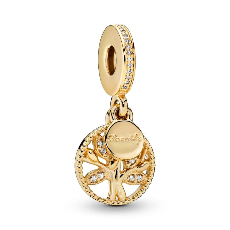 Pandora Family Heritage Dangle Charm, Pandora Shine & Clear CZ 768661C01 768661 — Foto 1 von 1