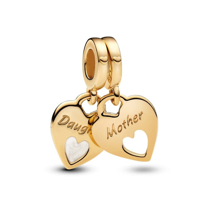 Pandora Double Heart Split Dangle Charm 769187C01 769187 — photo 1 of 1