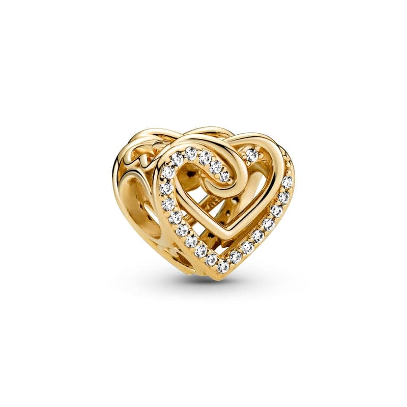Pandora Sparkling Entwined Hearts Charm 769270C01 769270 — Foto 1 von 1