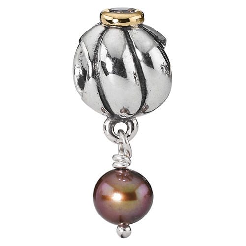 Blooming with Brown CZ Charm