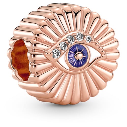 Rose Sparkling All-seeing Eye Charm