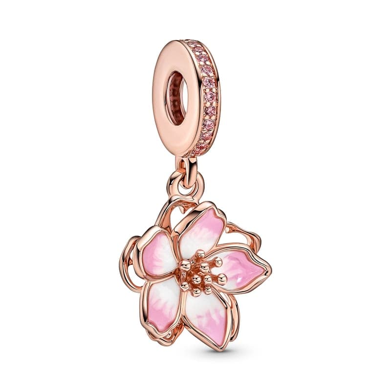 Pandora Cherry Blossom Dangle Charm 780667C01 780667 — Foto 1 von 1