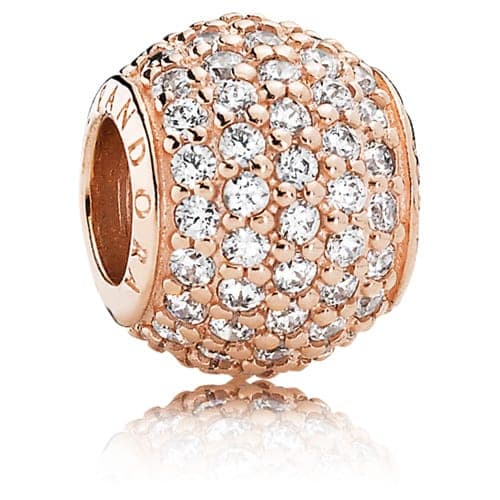 Pandora Rose Pave Lights Charm with Clear Zirconia 781051CZ 781051C — Foto 1 von 1