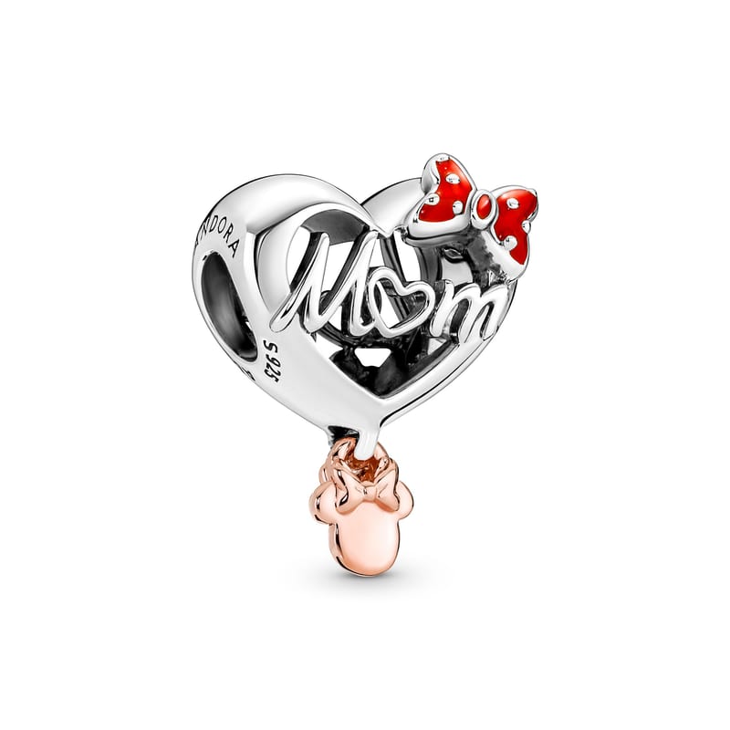Minnie Mouse Mum Heart Charm