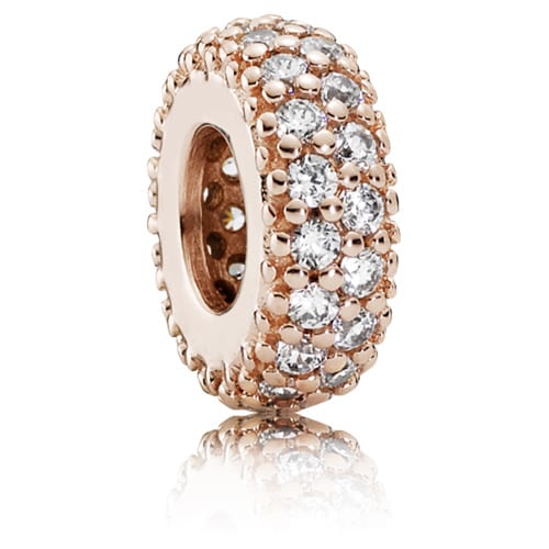 Clear Sparkle Spacer Charm