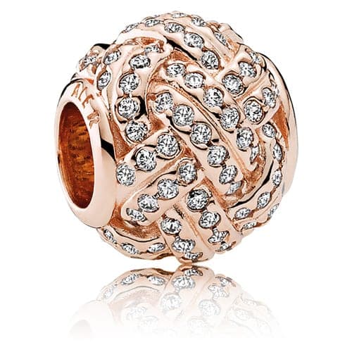 Pandora Rose Sparkling Love Knot Charm 781537CZ 781537 — photo 1 of 1