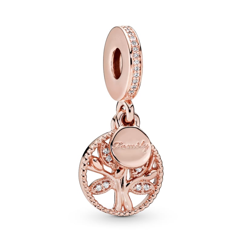 Sparkling Family Tree Dangle Charm