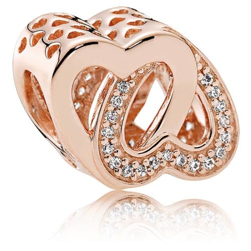 Pandora Rose Entwined Love Charm 781880CZ 781880C — Foto 1 von 1