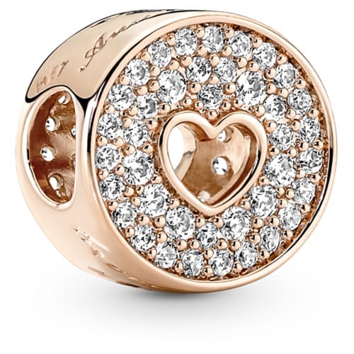 Pavé Heart Anniversary Charm