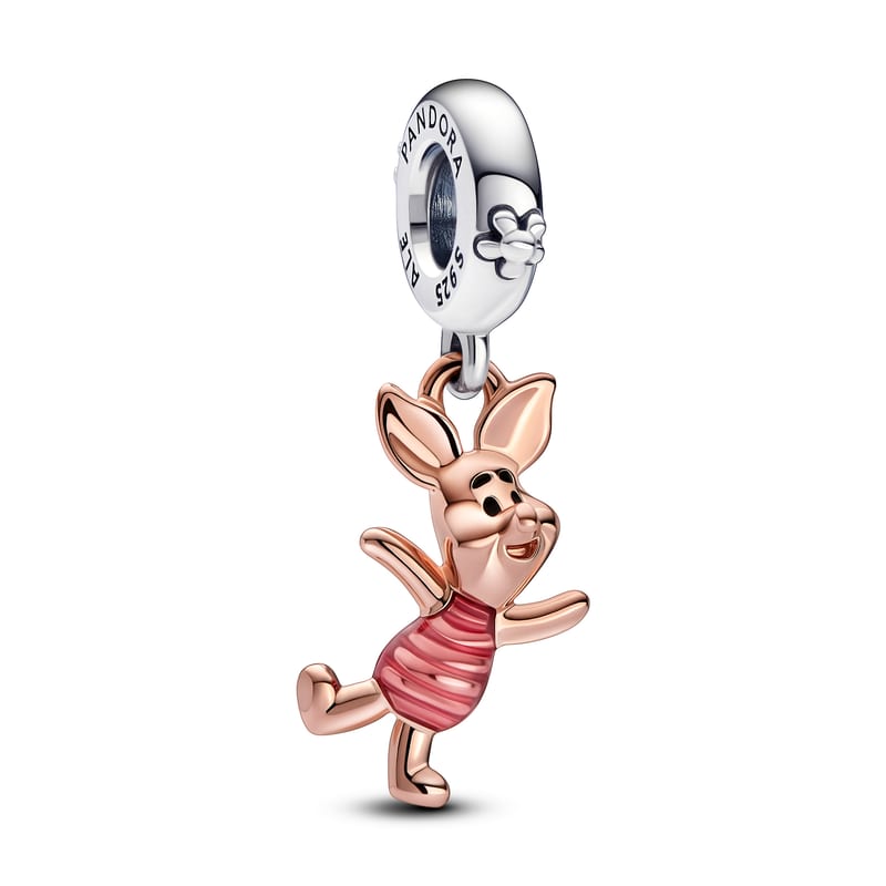 Rose Disney Piglet Dangle