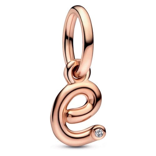 Pandora Rose Script Letter e Dangle 782463C01 782463 — Foto 1 von 1