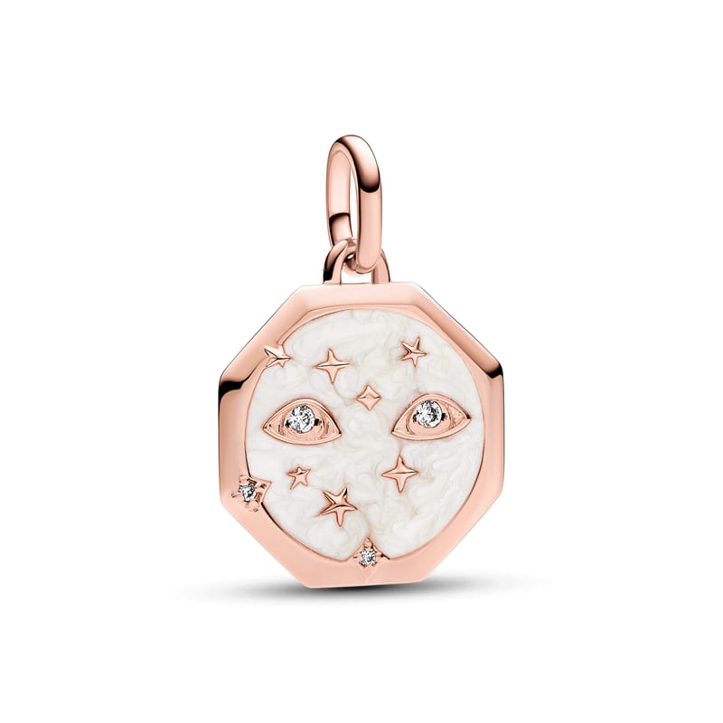 Sparkling Eyes Medallion Charm